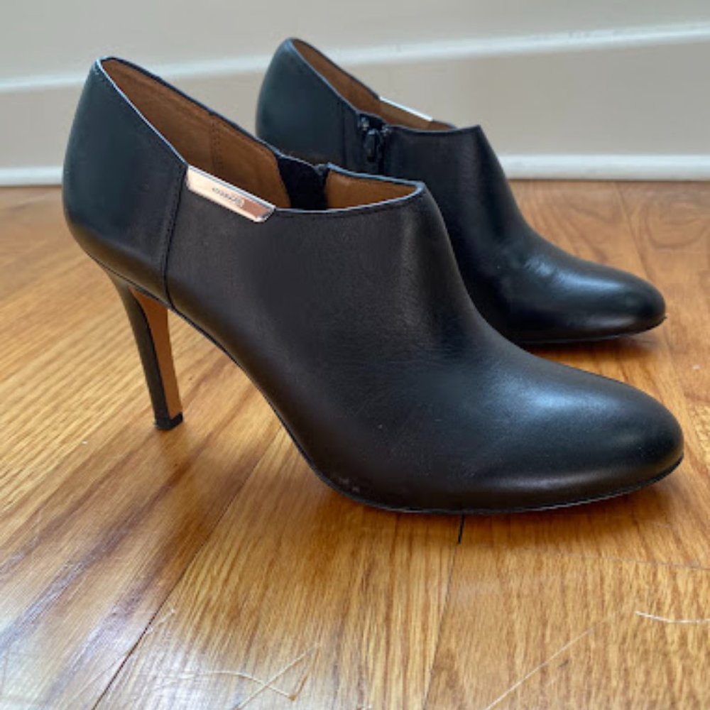 Black Coach Heels - Size 7